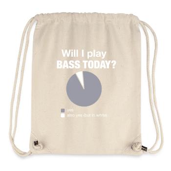 Schéma drôle du bassiste de Bass Today - Sac à cordon recyclé Stanley/Stella - blanc naturel - Devant