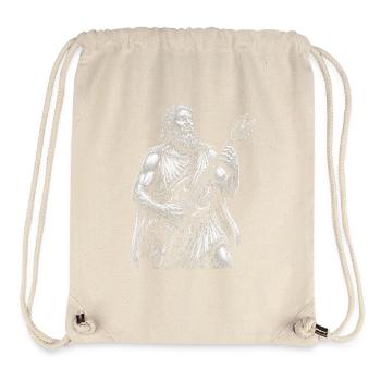 Zeus plays guitar - Stanley/Stella Recycled Gym Bag - natural - Front