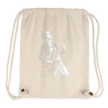 Jane Austen plays guitar - Stanley/Stella Recycled Gym Bag - natural - Front