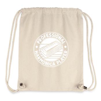 Harmonica Musican Professional Harmonica - Stanley/Stella recycelter Gym Bag - Naturweiß - Vorne