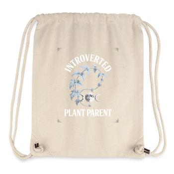 Introverted Plant Parent Moon Palms - Stanley/Stella Recycled Gym Bag - natural - Front