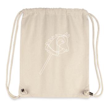 Hobby Horsing | Reiten | Sport | Geschenk - Stanley/Stella recycelter Gym Bag - Naturweiß - Vorne