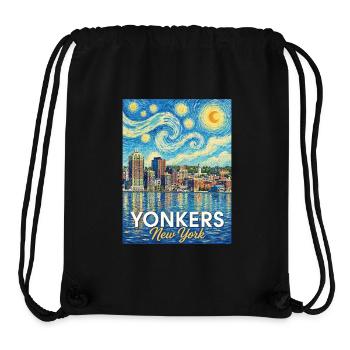 Yonkers, New York - Stanley/Stella Recycled Gym Bag - black - Front