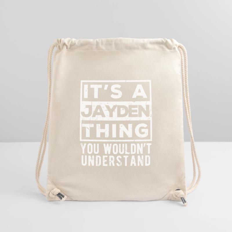 C’est une chose de Jayden que tu ne comprendrais pas Sac à cordon recyclé Stanley/Stella