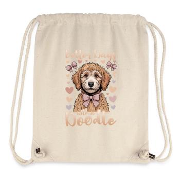 Goldendoodle Dog Breed - Stanley/Stella Recycled Gym Bag - natural - Front