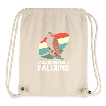 Fauconnerie Fauconnerie Faucon - Sac à cordon recyclé Stanley/Stella - blanc naturel - Devant