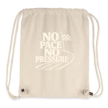 No Pace No Pressure - Stanley/Stella Recycled Gym Bag - natural - Front