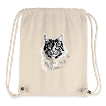 Maine Coon - Stanley/Stella Recycled Gym Bag - natural - Front