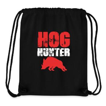 Wildschwein Jagd - Stanley/Stella recycelter Gym Bag - Schwarz - Vorne