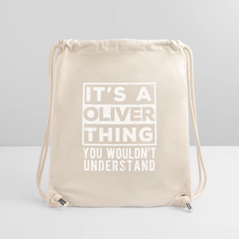 C’est une affaire d’Oliver que tu ne comprendrais pas Sac à cordon recyclé Stanley/Stella