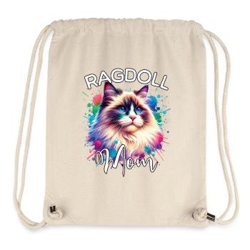 Ragdoll Katze Mama - Stanley/Stella recycelter Gym Bag - Naturweiß - Vorne