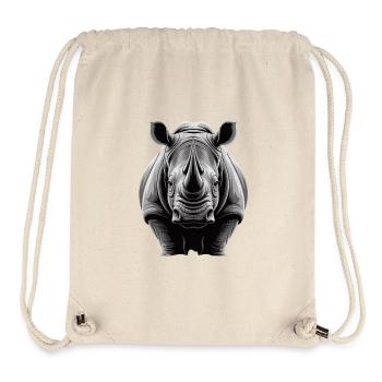 Rhinoceros - Stanley/Stella Recycled Gym Bag - natural - Front