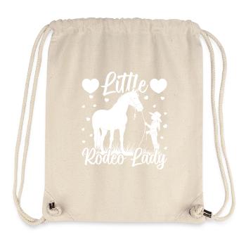 Rodeo Horse Riding Little Rodeo Lady Cowboy - Stanley/Stella Recycled Gym Bag - natural - Front