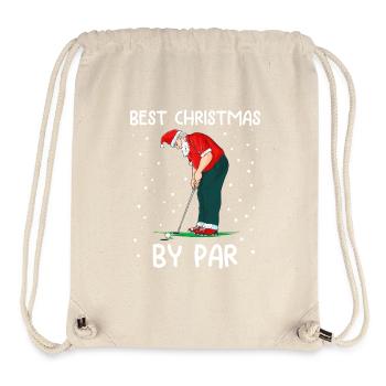 Golfing Santa by Par - Stanley/Stella Recycled Gym Bag - natural - Front
