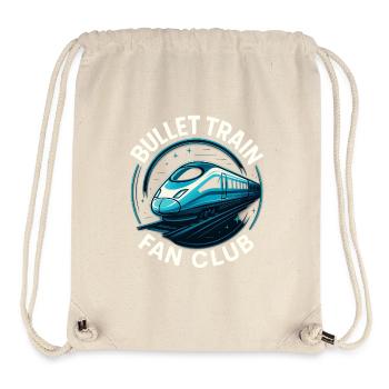 Bullet Train Fan Club - Stanley/Stella Recycled Gym Bag - natural - Front