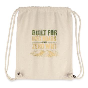 Built for Dirt Roads & Zero WiFi Anti-Consumerism - Stanley/Stella Recycled Gym Bag - natural - Front