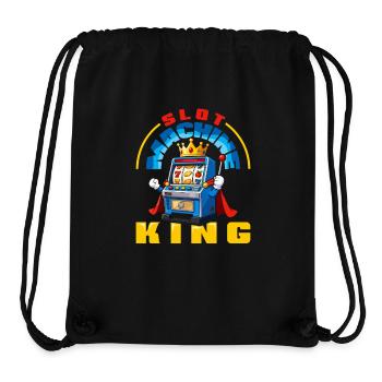 Slots King Casino Gambling Jackpot - Stanley/Stella Recycled Gym Bag - black - Front
