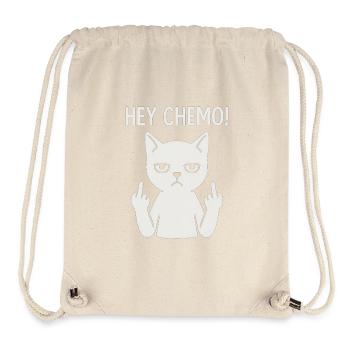 Sassy Chemo Support Cat - Stanley/Stella Recycled Gym Bag - natural - Front