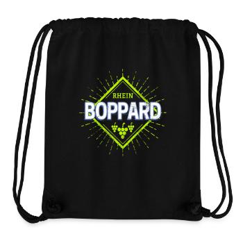 Boppard am Rhein Rheinland-Pfalz Reben Souvenir - Stanley/Stella recycelter Gym Bag - Schwarz - Vorne
