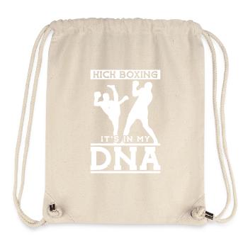 Kickbox-DNA: Faust & Silhouette - Stanley/Stella recycelter Gym Bag - Naturweiß - Vorne