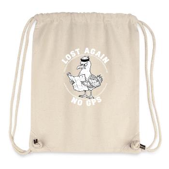 Lustige Möwe Nordsee Ostsee - Stanley/Stella recycelter Gym Bag - Naturweiß - Vorne