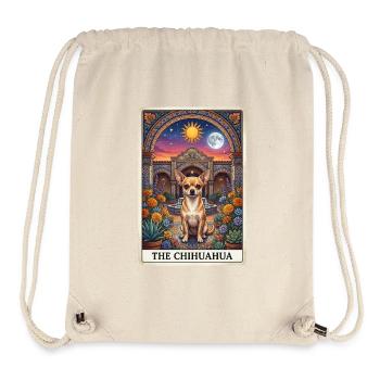 Chihuahua-Tarotkarte - Stanley/Stella recycelter Gym Bag - Naturweiß - Vorne