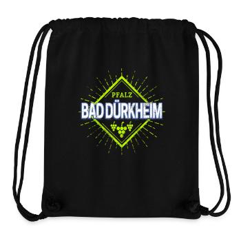 Bad Dürkheim in Deutschland Vintage Reben Design - Stanley/Stella recycelter Gym Bag - Schwarz - Vorne