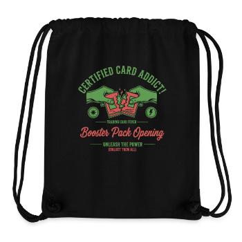 Pack Booster Certified Card Addict Ouverture Unleash - Sac à cordon recyclé Stanley/Stella - noir - Devant
