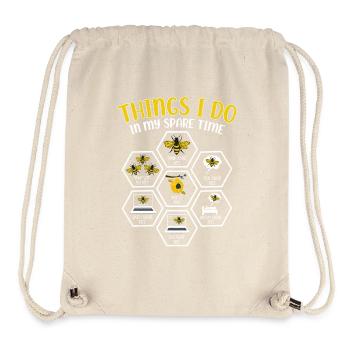 Bee Leisure: My Leisure Activities Beekeeper - Stanley/Stella Recycled Gym Bag - natural - Front