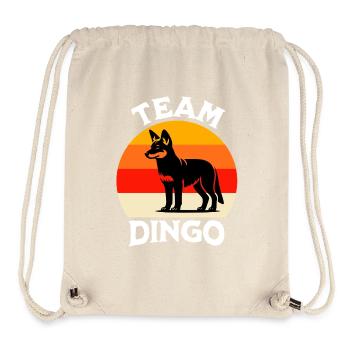 Team Australischer Wildhund - Stanley/Stella recycelter Gym Bag - Naturweiß - Vorne