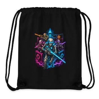 Laser Tag - Stanley/Stella recycelter Gym Bag - Schwarz - Vorne