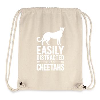 Paroles du guépard Cadeau drôle de guépard - Sac à cordon recyclé Stanley/Stella - blanc naturel - Devant