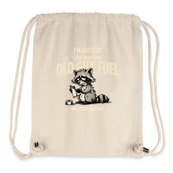 Carburant pour ratons laveurs : ruban adhésif Old Guy - Sac à cordon recyclé Stanley/Stella - blanc naturel - Devant