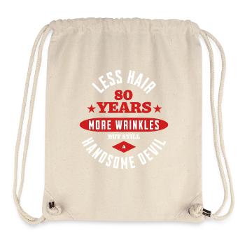 80 Jahre gutaussehender Teufel - Stanley/Stella recycelter Gym Bag - Naturweiß - Vorne