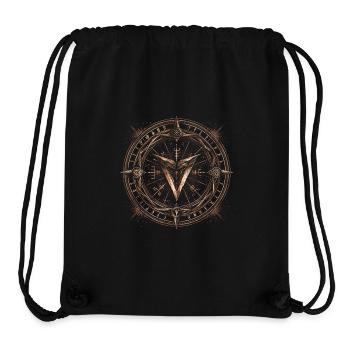 Kosmische Kompassrunen - Stanley/Stella recycelter Gym Bag - Schwarz - Vorne
