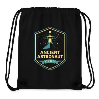 Ancient Astronaut Club - Stanley/Stella recycelter Gym Bag - Schwarz - Vorne