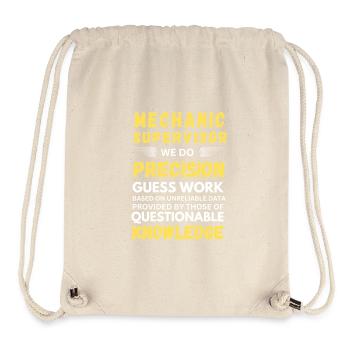 Mechanics Supervisor Precision Guess Work Funny - Stanley/Stella Recycled Gym Bag - natural - Front