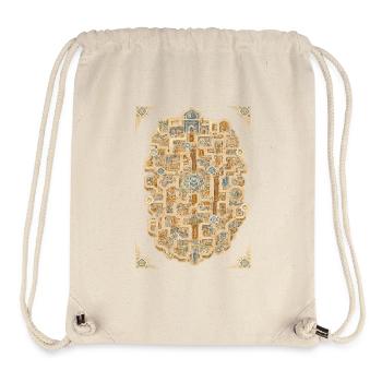 Moroccan Moroccan Moroccan - Stanley/Stella Recycled Gym Bag - natural - Front