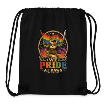 Froschritter Pride at dawn - Stanley/Stella Recycled Gym Bag - black - Front