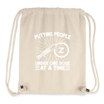 Anesthesiologist Putting People One Dose - Stanley/Stella Recycled Gym Bag - natural - Front