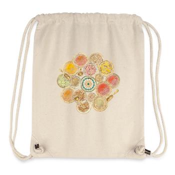 Moroccan Morocco Moroccan Spices - Stanley/Stella Recycled Gym Bag - natural - Front