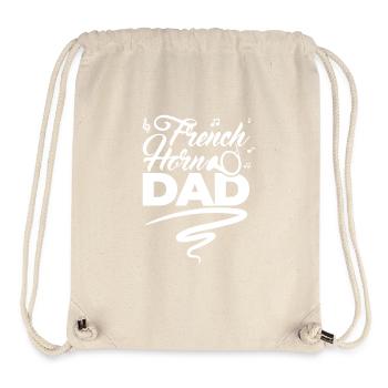 French Horn Dad - Stanley/Stella Recycled Gym Bag - natural - Front