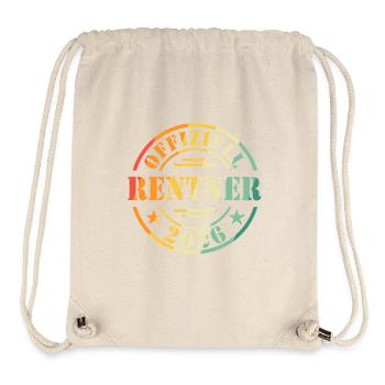 Ruhestand - Stanley/Stella recycelter Gym Bag - Naturweiß - Vorne