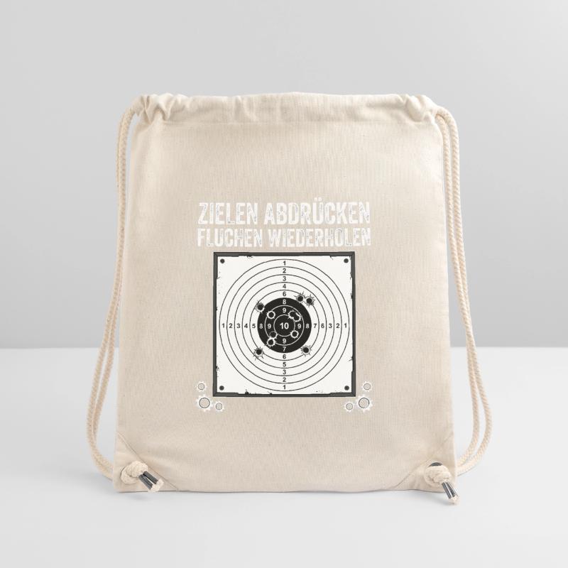 Aim, Pull the Trigger, Curse, Repeat Stanley/Stella Recycled Gym Bag