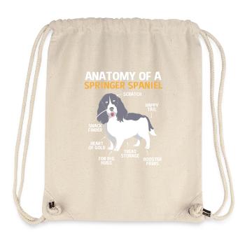 Springer Spaniel - Stanley/Stella recycelter Gym Bag - Naturweiß - Vorne