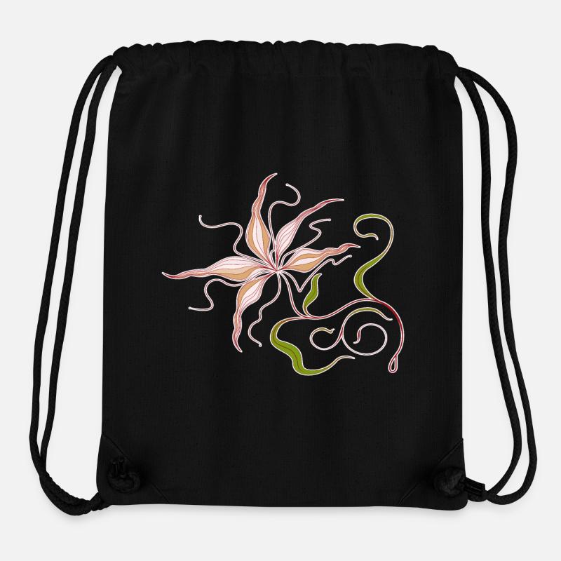 Sommerblume - Stanley/Stella recycelter Gym Bag - Schwarz