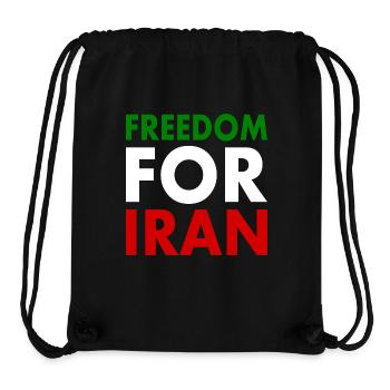 Freedom for iran - Stanley/Stella Recycled Gym Bag - black - Front