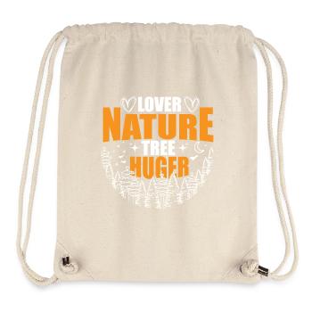 Lover Nature Tree Hugger, love of nature, - Stanley/Stella Recycled Gym Bag - natural - Front