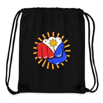 Filipino Philippines - Stanley/Stella Recycled Gym Bag - black - Front
