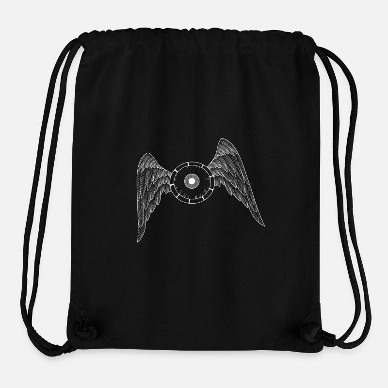 fliegendes Auge - Stanley/Stella recycelter Gym Bag - Schwarz